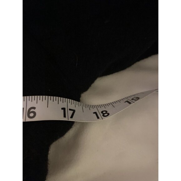 Coach Pea Coat womens Small button‎ pockets Mohair Wool Blend Leather Trim black - Picture 7 of 7